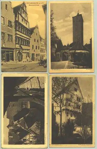 4x Rothenburg um 1941 (intern : )