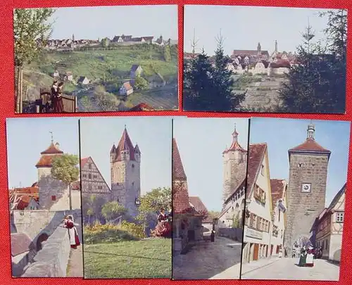 6x Rothenburg um 1910 (intern : 1024816)