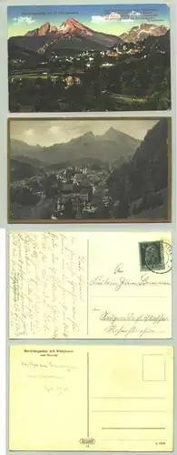 2x Berchtesgaden um 1910 (int : 1024403)