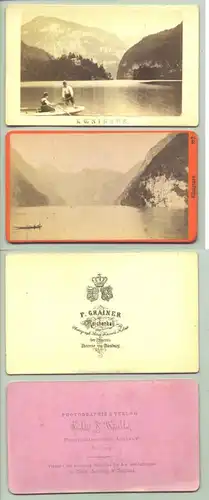 Koenigsee 2 x Foto um 1880 (1027105)