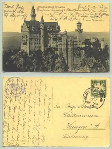 Neuschwanstein 1910 (intern : 1009288)