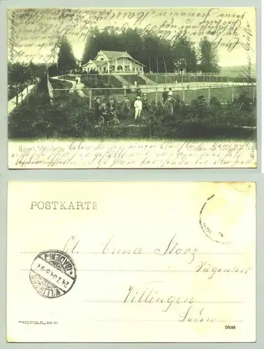 (86825-011) Ansichtskarte. 1904. "Kurort Woerishofen" - Huebsches Motiv am Tennisplatz
