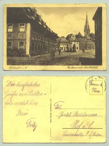 Lichtenfels um 1918 (intern : )