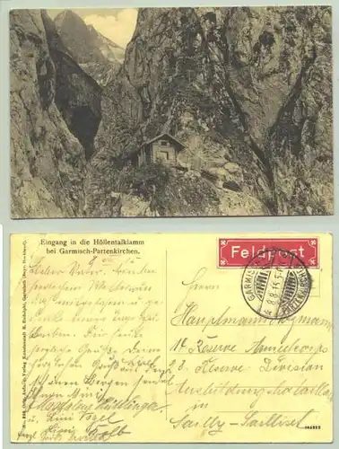Höllentalklamm 1915 (intern : 1024319)