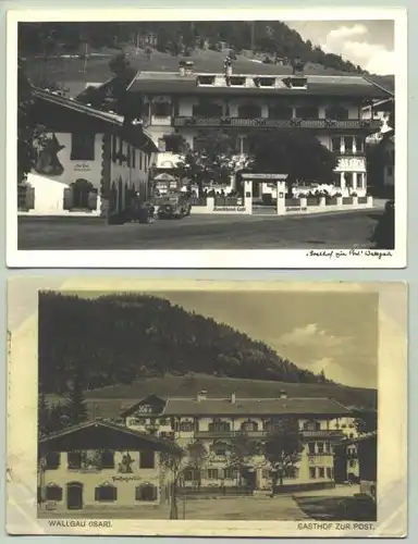 2x Wallgau um 1935 (intern : )