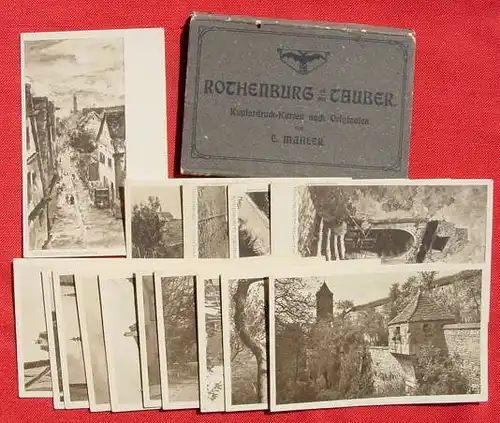 15x Rothenburg 1907 (intern : 1024819)