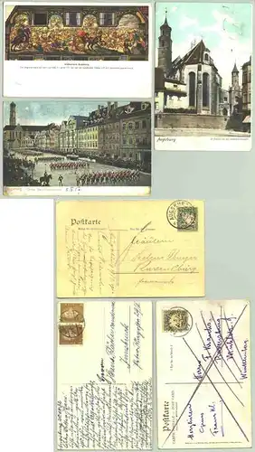 3x Augsburg ab 1907 (intern : )