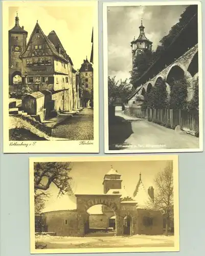 3x Rothenburg um 1930 (intern : 1024797)