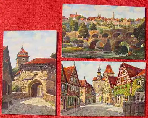 5 x Rothenburg Kuenstlerkarten (1031415)