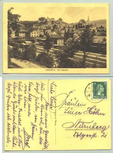 Kronach 1927 (intern : 96317 011)
