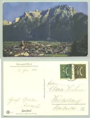 Mittenwald 1922 (intern : )