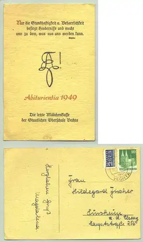 Vechta Abitur 1949 (intern : 49377011)