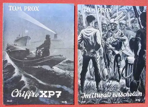 (1045521) Sammlung Tom Prox. Wildwest-Abenteuer. Uta-Verlag, Sinzig (Rhein). Heftreihe ab 1950. Siehe bitte Beschreibung u. Bilder