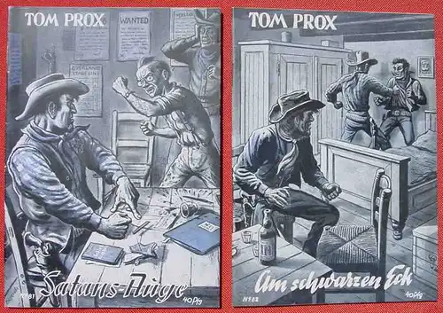 (1045526) Sammlung Tom Prox. Wildwest-Abenteuer. Uta-Verlag, Sinzig (Rhein). Heftreihe ab 1950. Siehe bitte Beschreibung u. Bilder