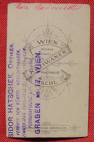 (1047822) Bernhardt Baumeister 1827-1917, Burgschauspieler, Wiener Hofburgtheater, altes Orig.-Foto auf Karton, siehe bitte Bilder