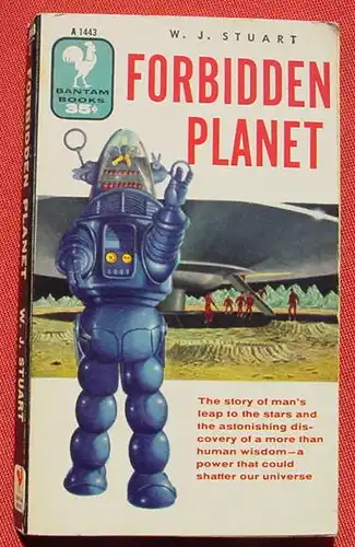 (1044804) W. J. Stuart. Forbidden Planet. Bantam Books A1443. 1956. Guter Zustand