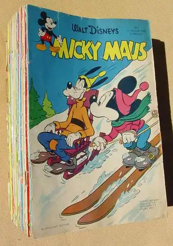 (1043868) Micky Maus-Hefte aus Jahrgang 1958 (38 Originalhefte !) # Walt Disney