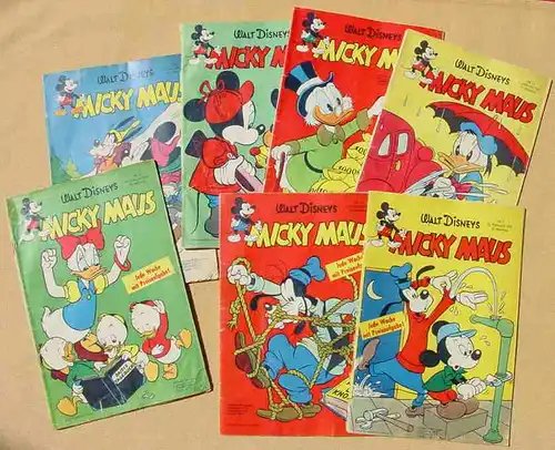 () Micky Maus-Hefte aus Jahrgang 1958 (38 Originalhefte !) # Walt Disney