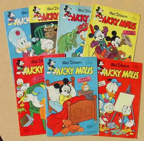 (1043868) Micky Maus-Hefte aus Jahrgang 1958 (38 Originalhefte !) # Walt Disney