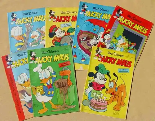 (1043868) Micky Maus-Hefte aus Jahrgang 1958 (38 Originalhefte !) # Walt Disney