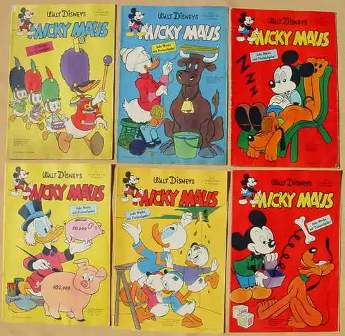 (1043869) Micky Maus-Hefte aus Jahrgang 1959 (34 Originalhefte !) # Walt Disney