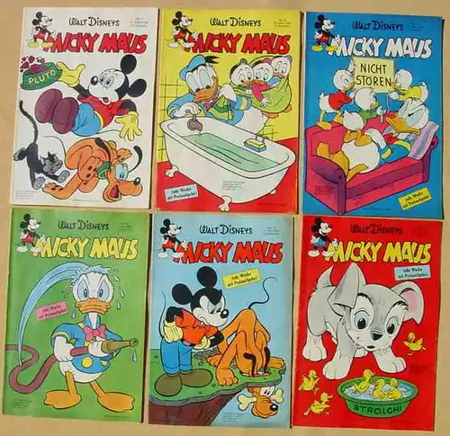 (1043869) Micky Maus-Hefte aus Jahrgang 1959 (34 Originalhefte !) # Walt Disney