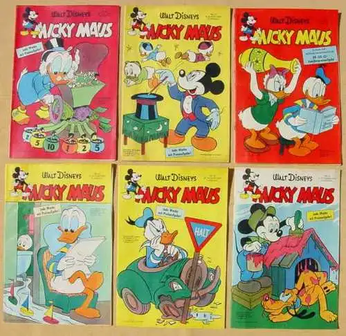 () Micky Maus-Hefte, alle aus Jahrgang 1959 (33 Originalhefte !) werden als kleine 33-Hefte-Sammlung abgegeben : Nr. 1-4, 6, 8, 11, 16-20, 22, 25, 26, 28-30, 32-37, 39, 40, 42, 44, 46, 47, 49, 50, 52. Diese hübsche Sammlung könnte man meines...