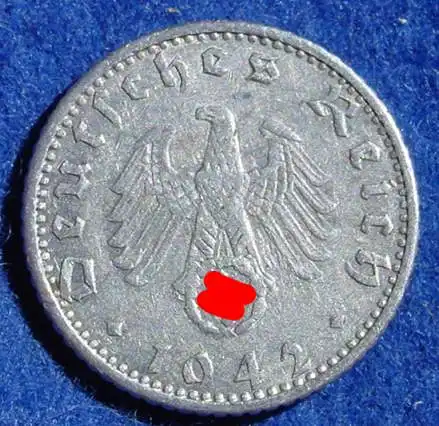 (1043751) Deutsches Reich. Drittes Reich. 50 Reichspfennig 1942-A, Jaeger-Nr. 372
