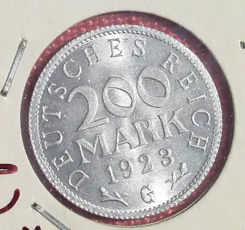 (1043785) Deutsches Reich. Drittes Reich. 200 Reichsmark 1923-G, Jaeger-Nr. 304