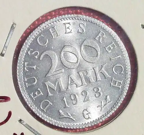 () Deutsches Reich. Drittes Reich. 200 Reichsmark 1923-G, Jaeger-Nr. 304