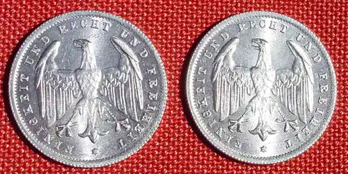 () Deutsches Reich. Drittes Reich. 2 x 500 Reichsmark 1923-F, Jaeger-Nr. 305