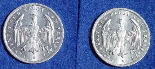 () Deutsches Reich. Drittes Reich. 2 x 500 Reichsmark 1923-F, Jaeger-Nr. 305