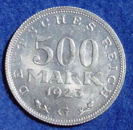 () Deutsches Reich. Drittes Reich. 500 Reichsmark 1923-G, Jaeger-Nr. 305