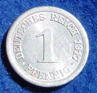 (1043962) Deutsches Reich. 1 Reichspfennig 1917-A. Kaiserreich. J.300, sehr gut erhalten, oder ?