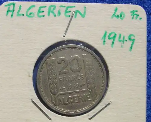 (1043341) Algerien / Algerie 20 Francs 1949