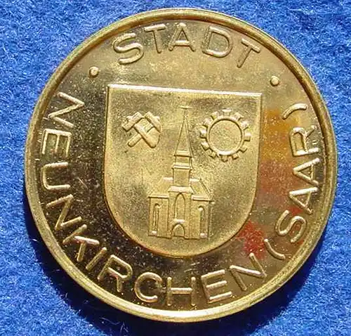 () Bergbau Medaille Stadt Neunkirchen / Saar