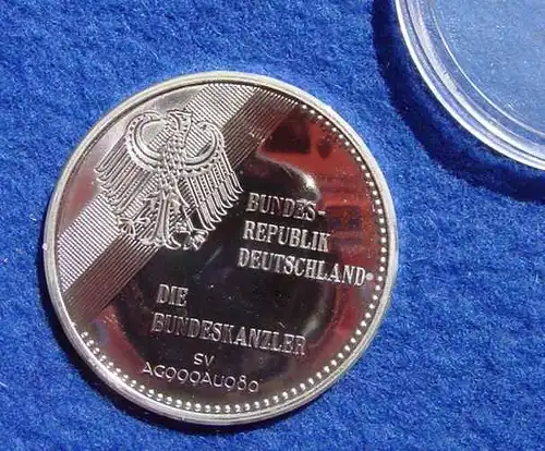 (1043314) Medaille "Konrad Adenauer". Silber ? ca. 14,5 g. Durchm. ca. 35 mm. Naeheres siehe Bilder