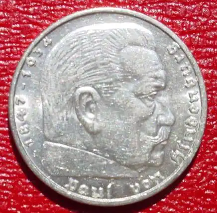 (1039674) Deutsches Reich. 5 Reichsmark 1938 A. Jaeger-Nr. 367. Silbermuenze 900-er Silber ! TOP Zustand