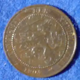 (1039722) Muenze Niederlande. 2,5 Cents. 1904