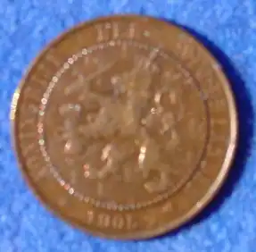 (1039723) Muenze Niederlande. 2,5 Cents. 1904