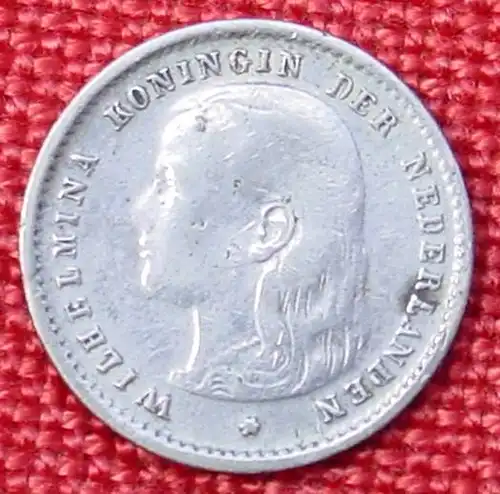 () Muenze Niederlande. 10 Cents 1897