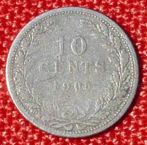 () Muenze Niederlande. 10 Cents 1905