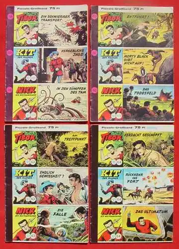 4 x Picc. GROSSBAND Lehning Nr. 59, 60, 63, 64