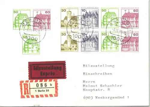 MH Berlin auf E-Eilbf. 3.11.80 (intern : 1016813)