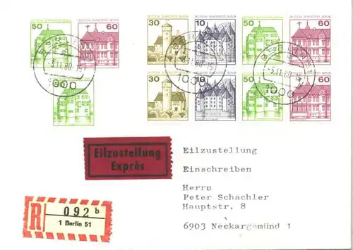 MH Berlin auf E-Eilbf. 3.11.80 (intern : 1016814)