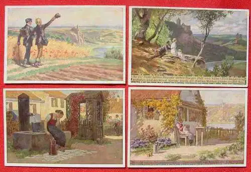 Neu : Versandkosten ab Euro 2,20 () Acht verschiedene Künstlerkarten von Paul Hey aus den Serien : Volksliederkarten. Originalkarten aus den 1910 - 1920-er Jahren. Mehr oder weniger mit Gebrauchsspuren.