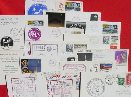 84 x Raumfahrt-Briefe 1960-1970er Jahre (1030458)