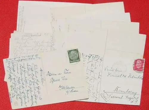 Neu : Versandkosten ab Euro 2,00 / BRD (intern 1033097)  13 x Ansichtskarten / Künstlerkarten von H. Hoffmann. Schwarzwald. Zum Teil beschrieben, 1910-1930-er Jahre. Mehr oder weniger gebrauchte Karten. 
