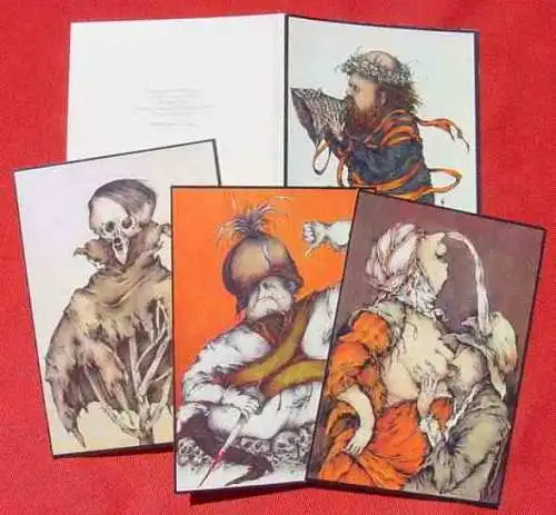 ! Neu : Versandkosten ab Euro 2,20 ()  8 x KünstlerPostkarten in Mappe. Gertrude Degenhardt. Frankfurt / M. 1977. Unbeschrieben.