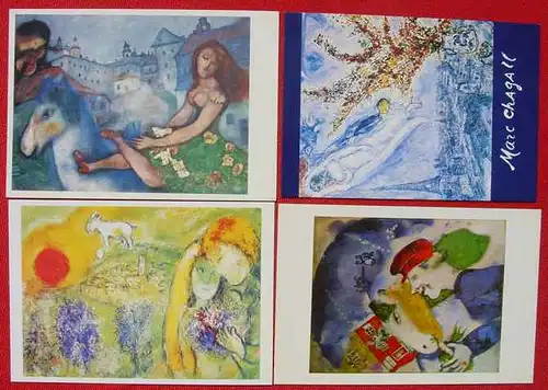 8 x AK Kunst / Marc Chagall ()